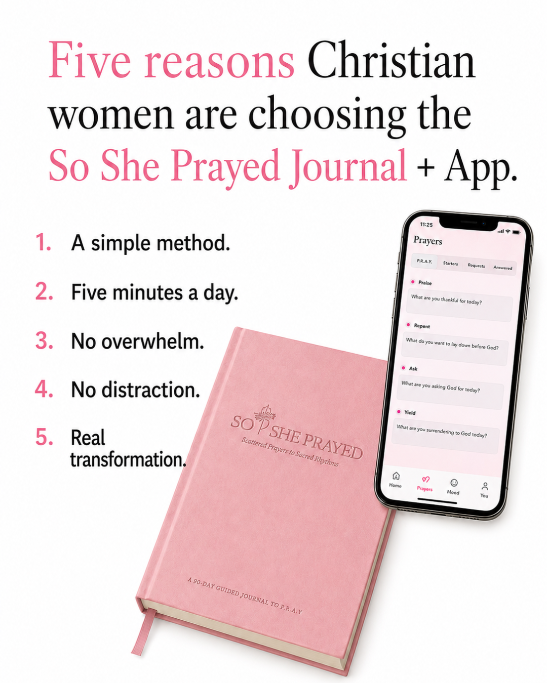 So She Prayed Journal Facebook ad: Make Prayer a Lifestyle
