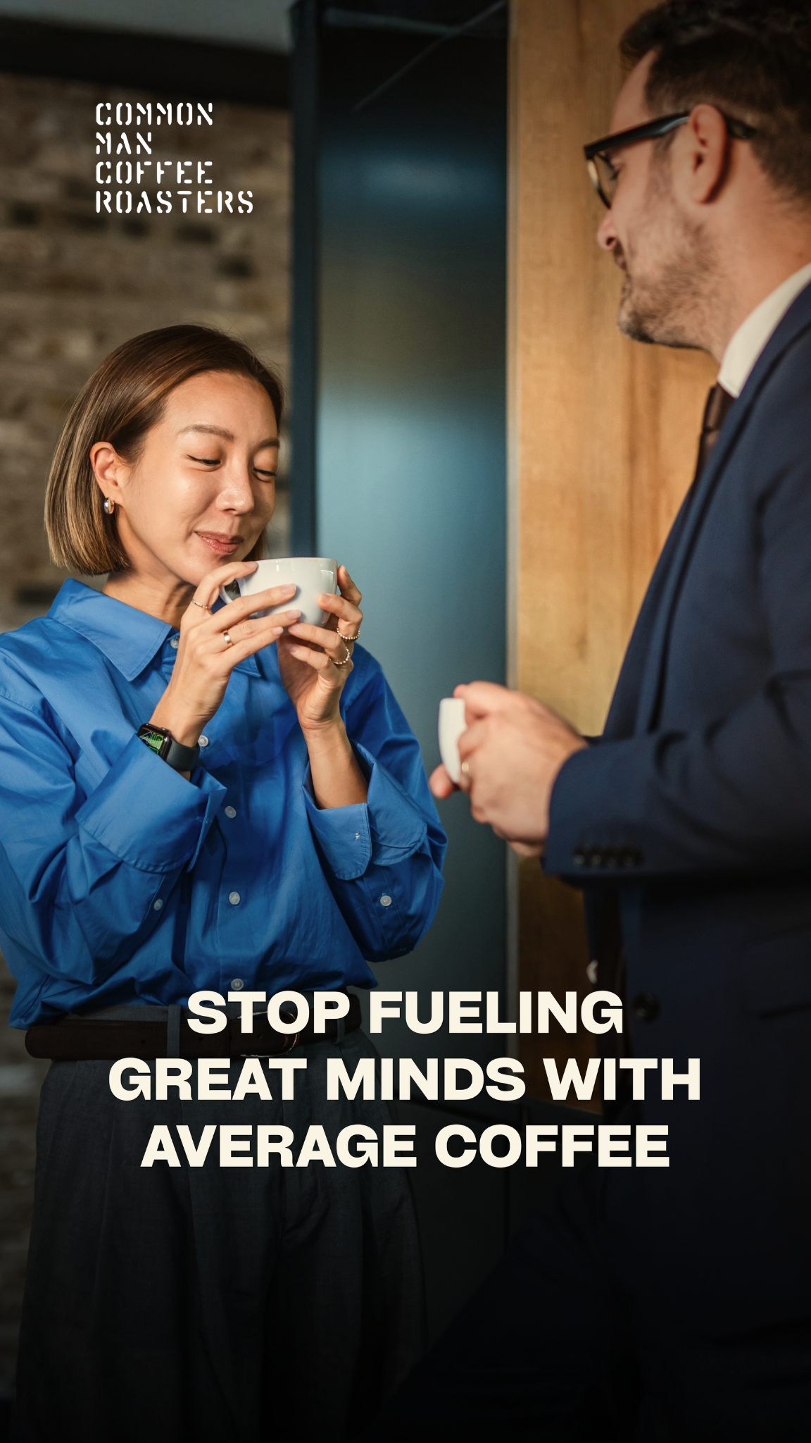 Common Man Coffee Roasters Facebook ad