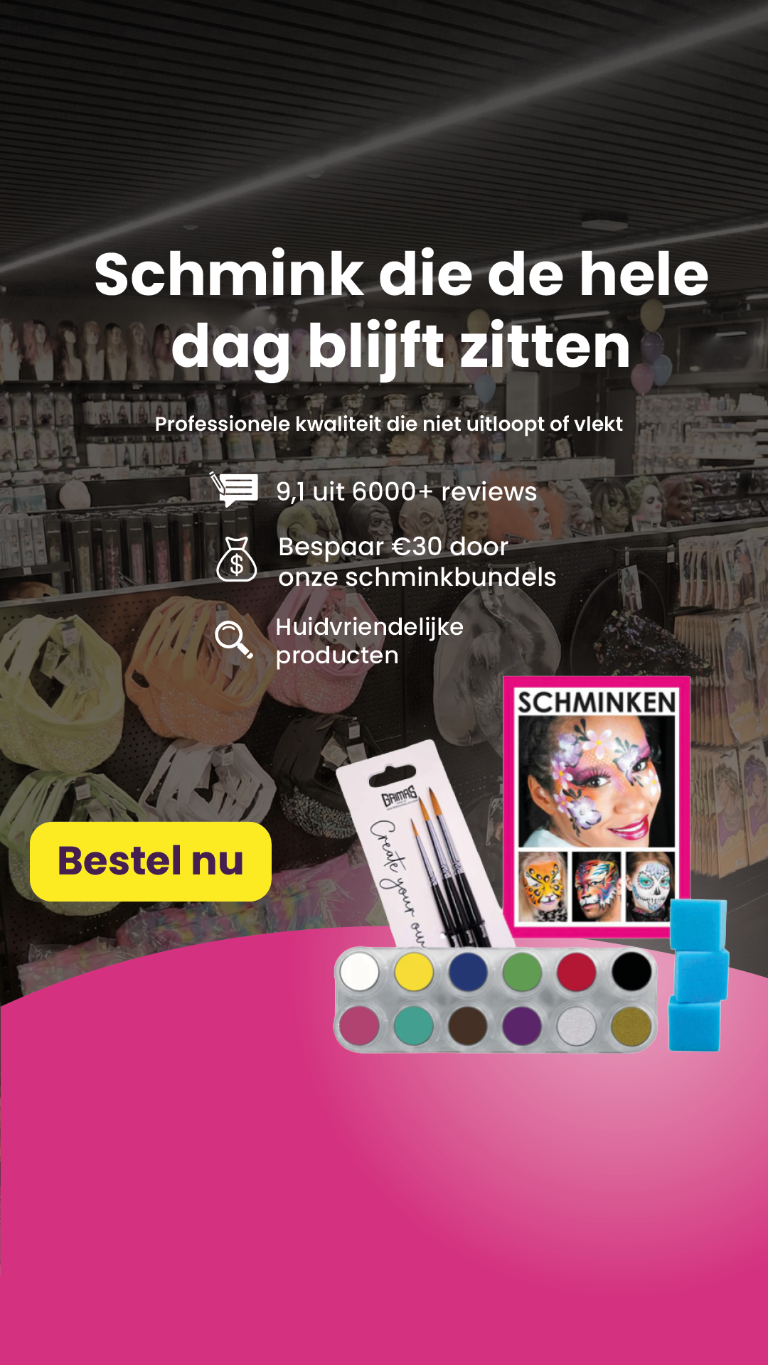 Schmink Specialist Facebook ad: Bespaar €30