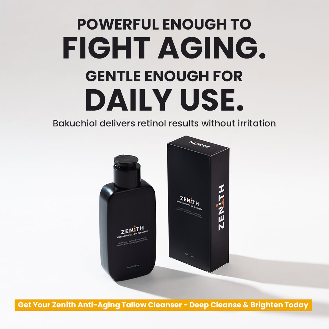 Zenith PH - Anti-Aging Tallow Cleanser Facebook ad: The Miracle Cleanser For Men
