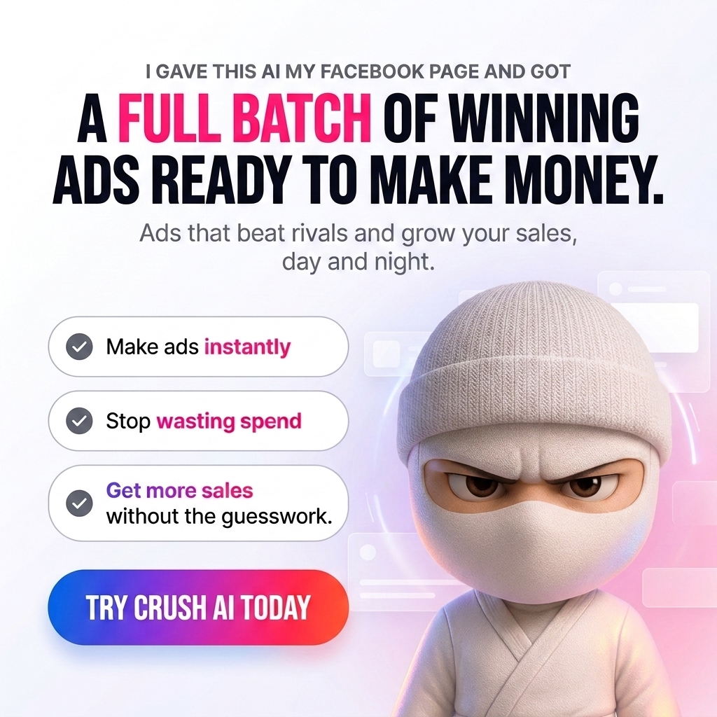 trycrush.ai Facebook ad