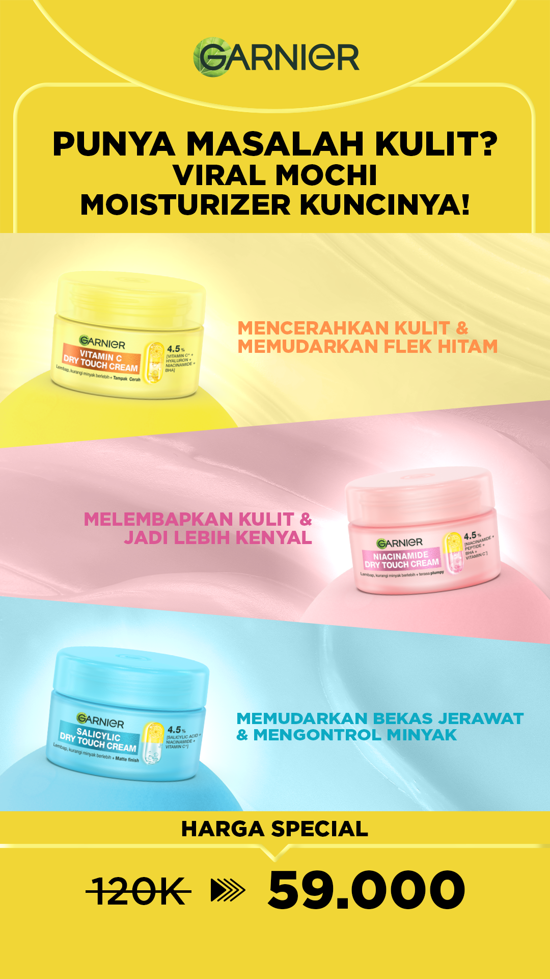 Garnier Facebook ad