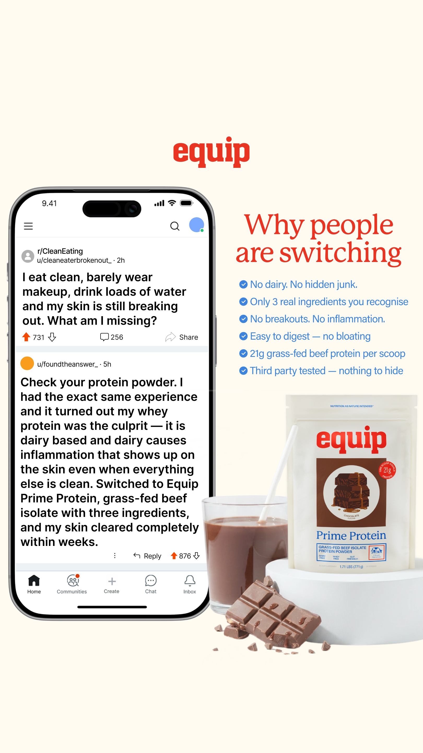 Equip Facebook ad