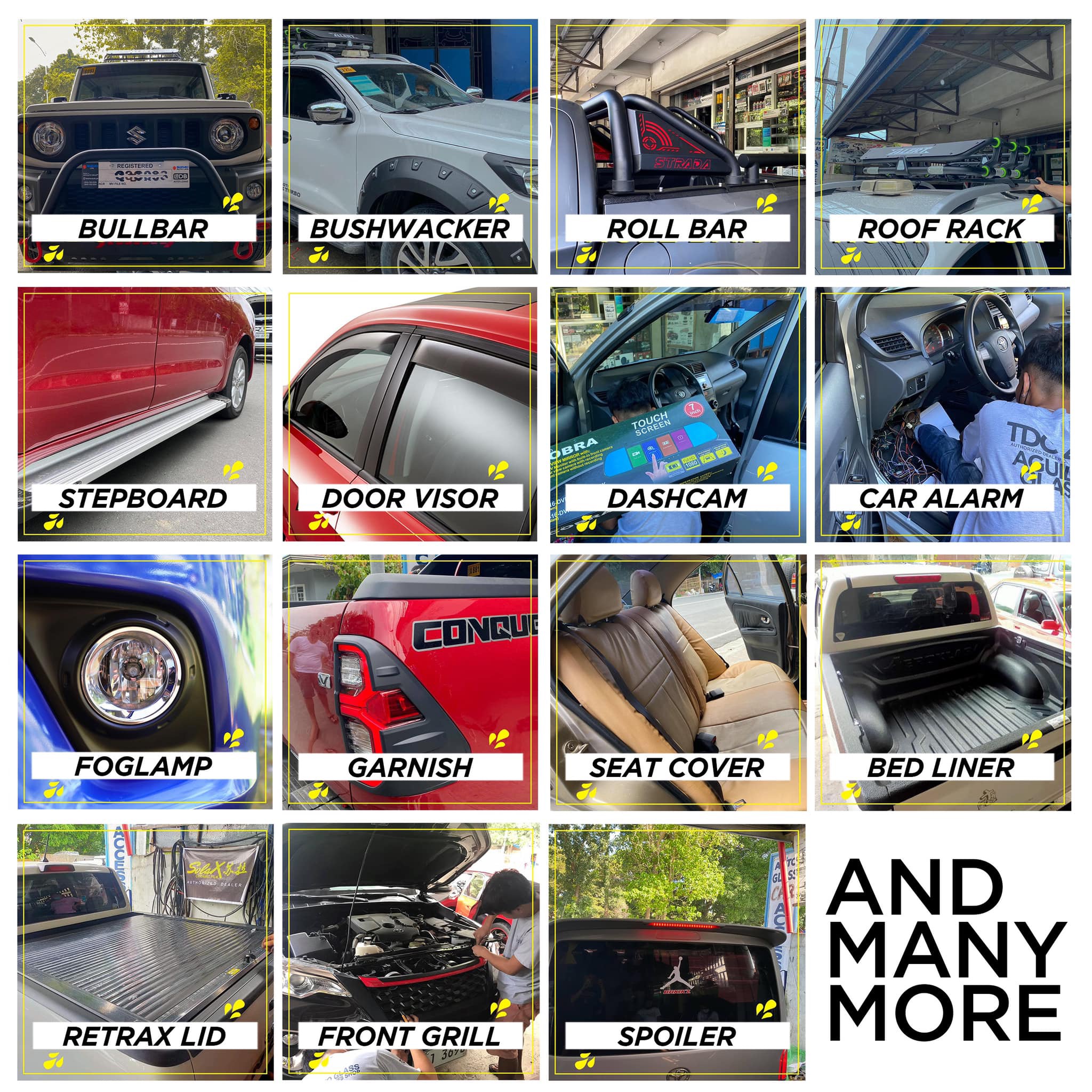TDC Car Accessories Shop Batangas City Facebook ad: Inquire now!