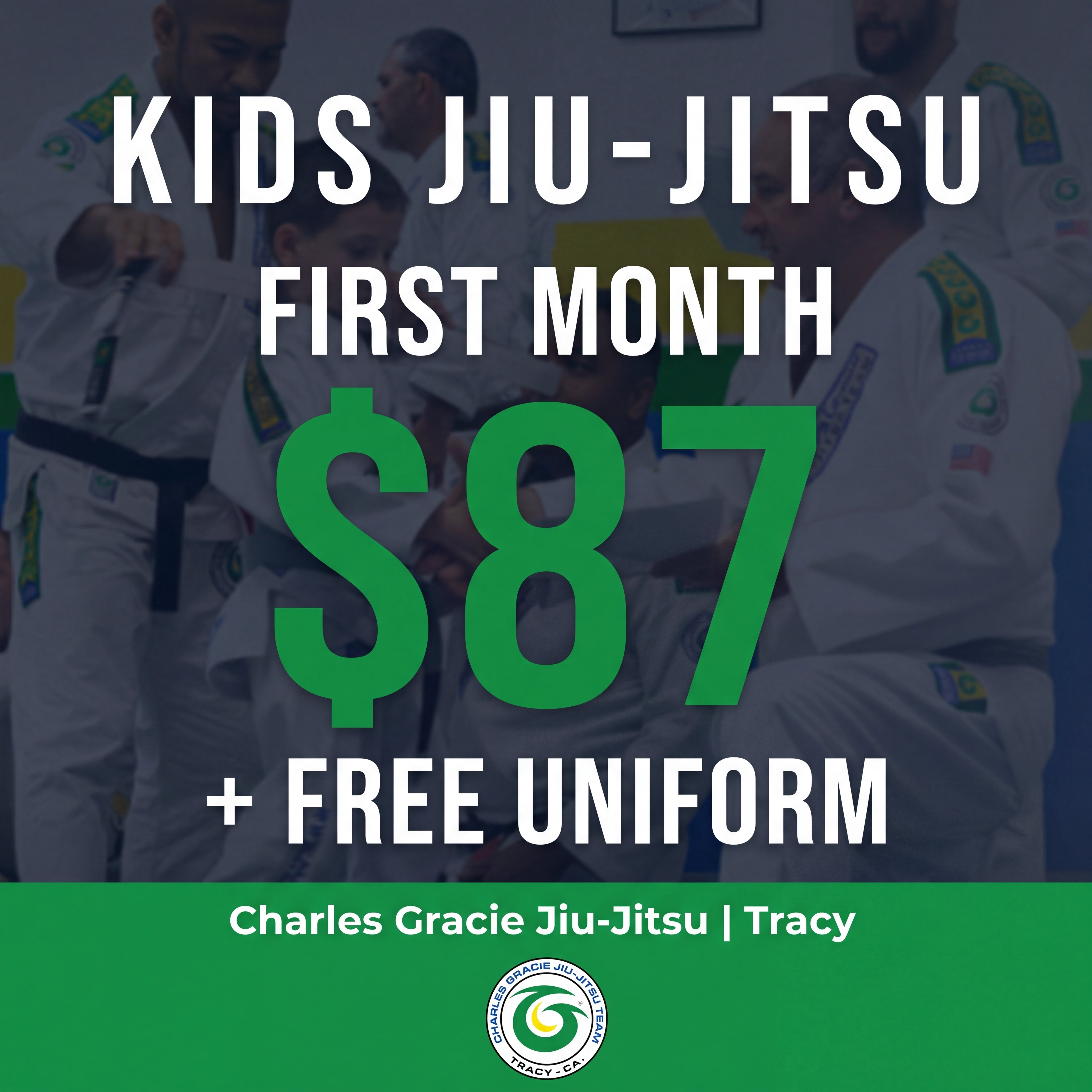 Charles Gracie Jiu-Jitsu Academy Tracy Facebook ad