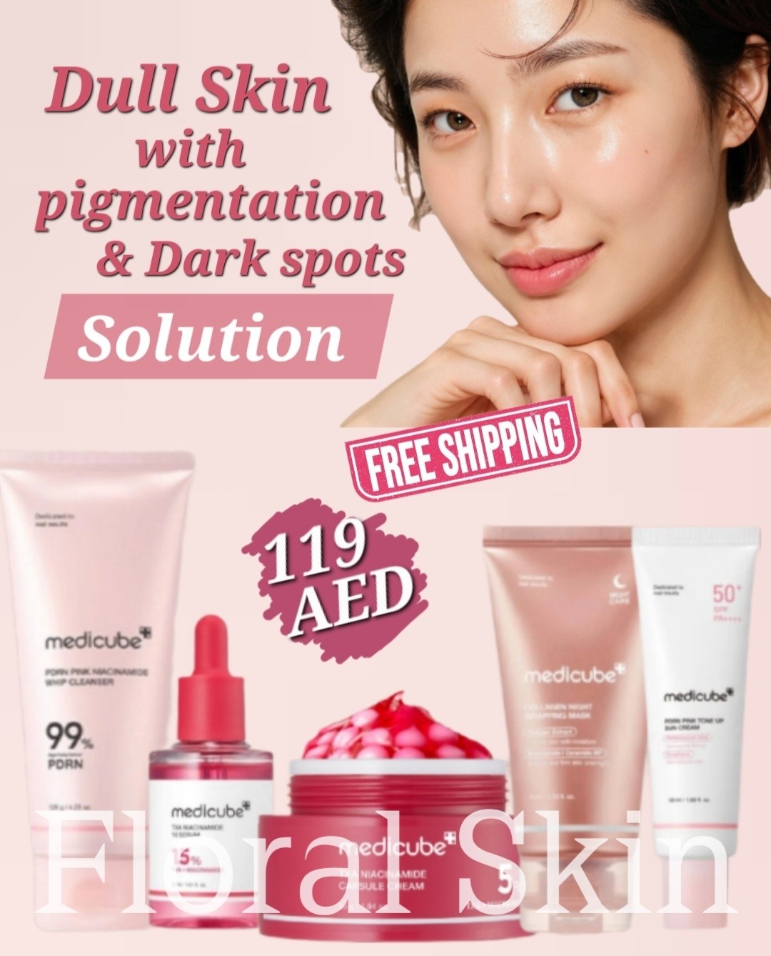 Floral Skin Facebook ad