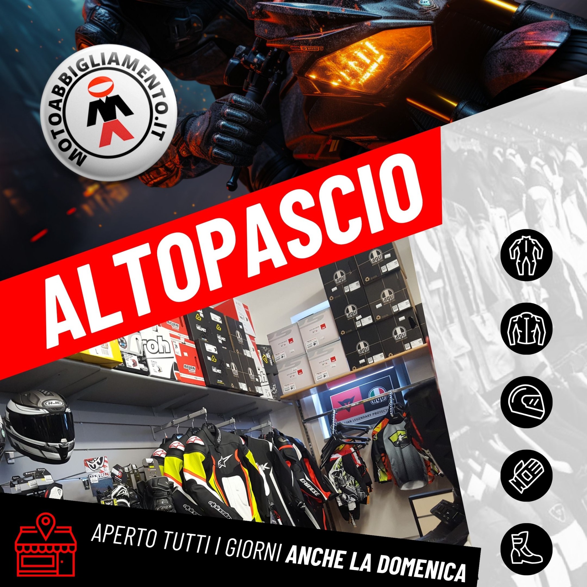 Motoabbigliamento.it Facebook ad from Jan 7, 2025