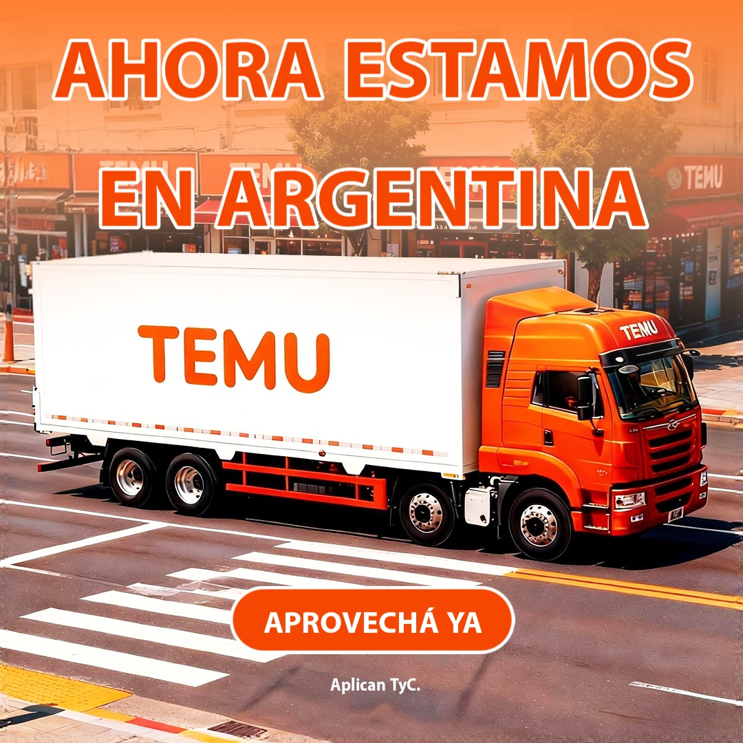 Temu Argentina Facebook ad