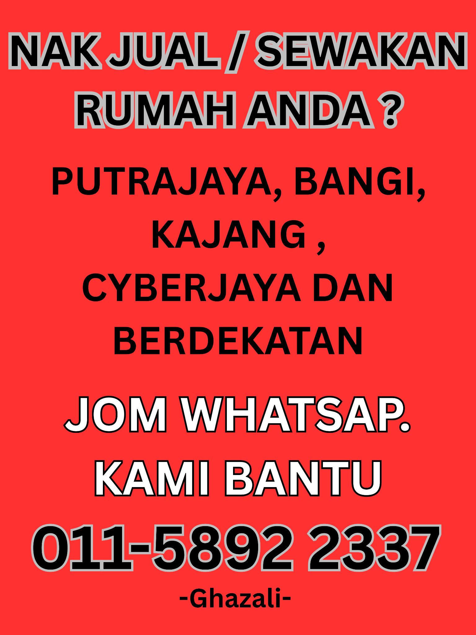 Putrajaya Residence Property Facebook ad: Click Untuk Dapatkan Price Terkini