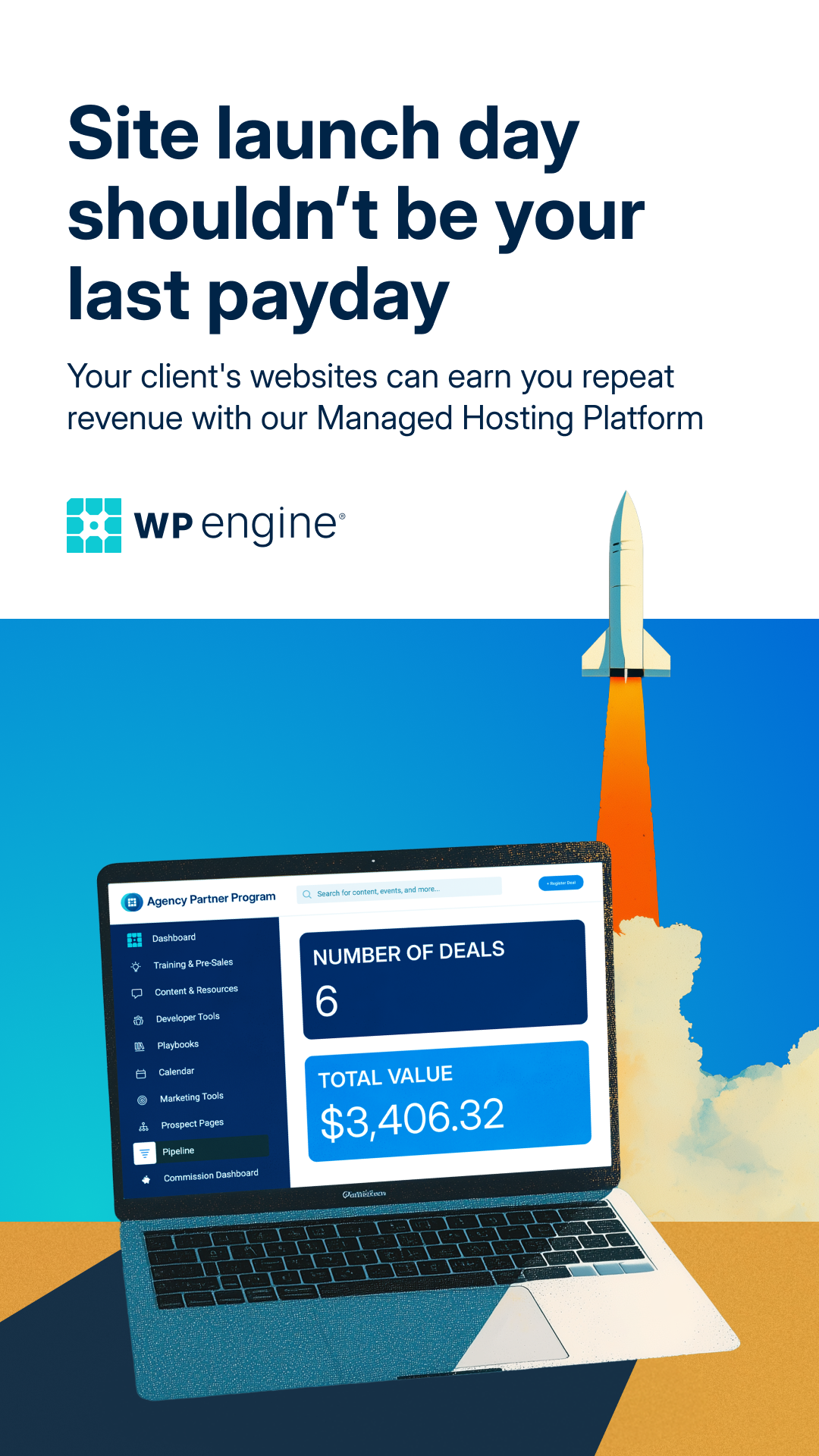 WP Engine Facebook ad