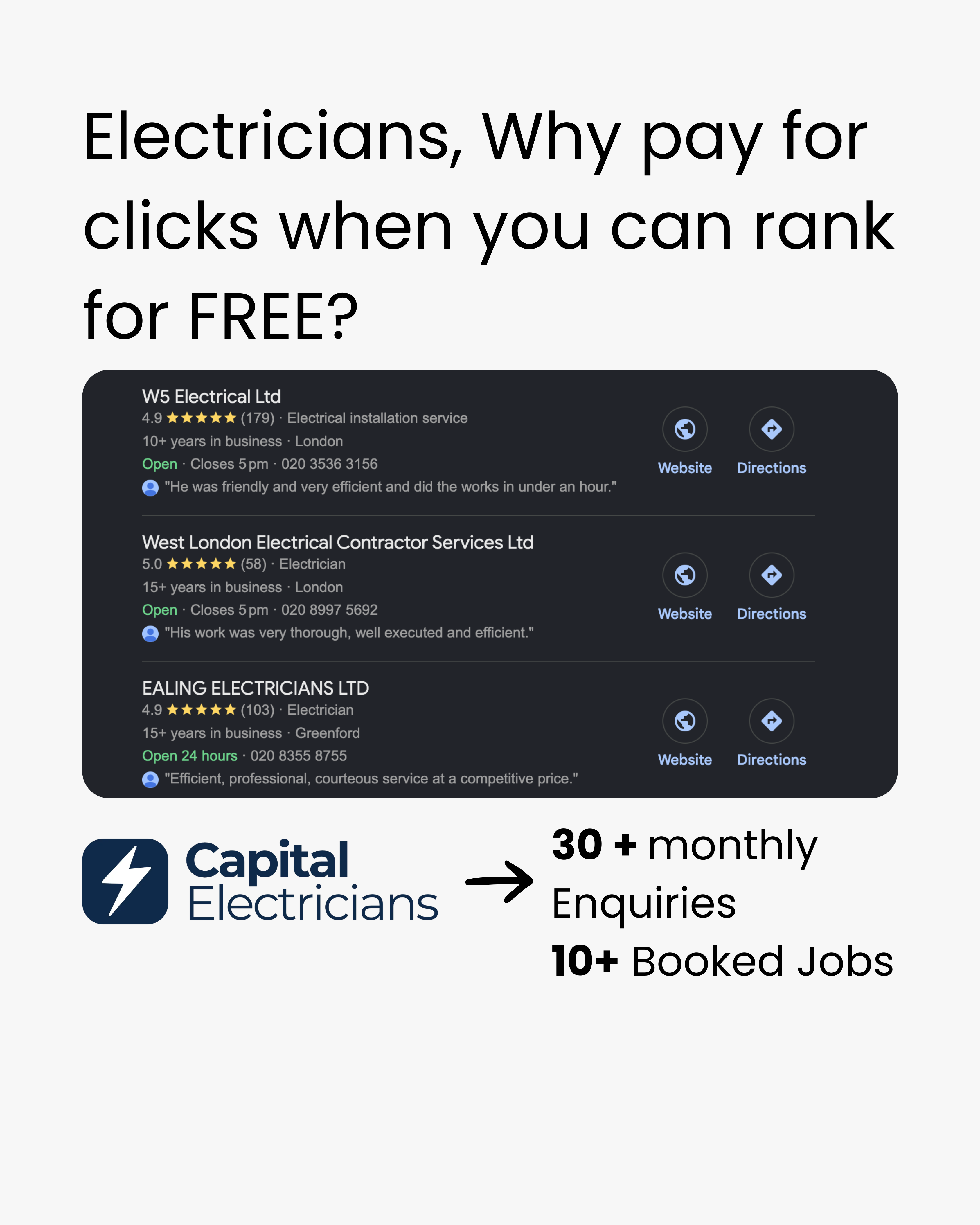 SEO Engico Facebook ad
