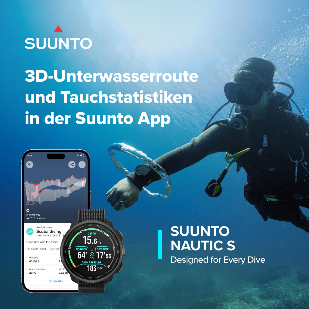 Suunto Facebook ad: Suunto Nautic S