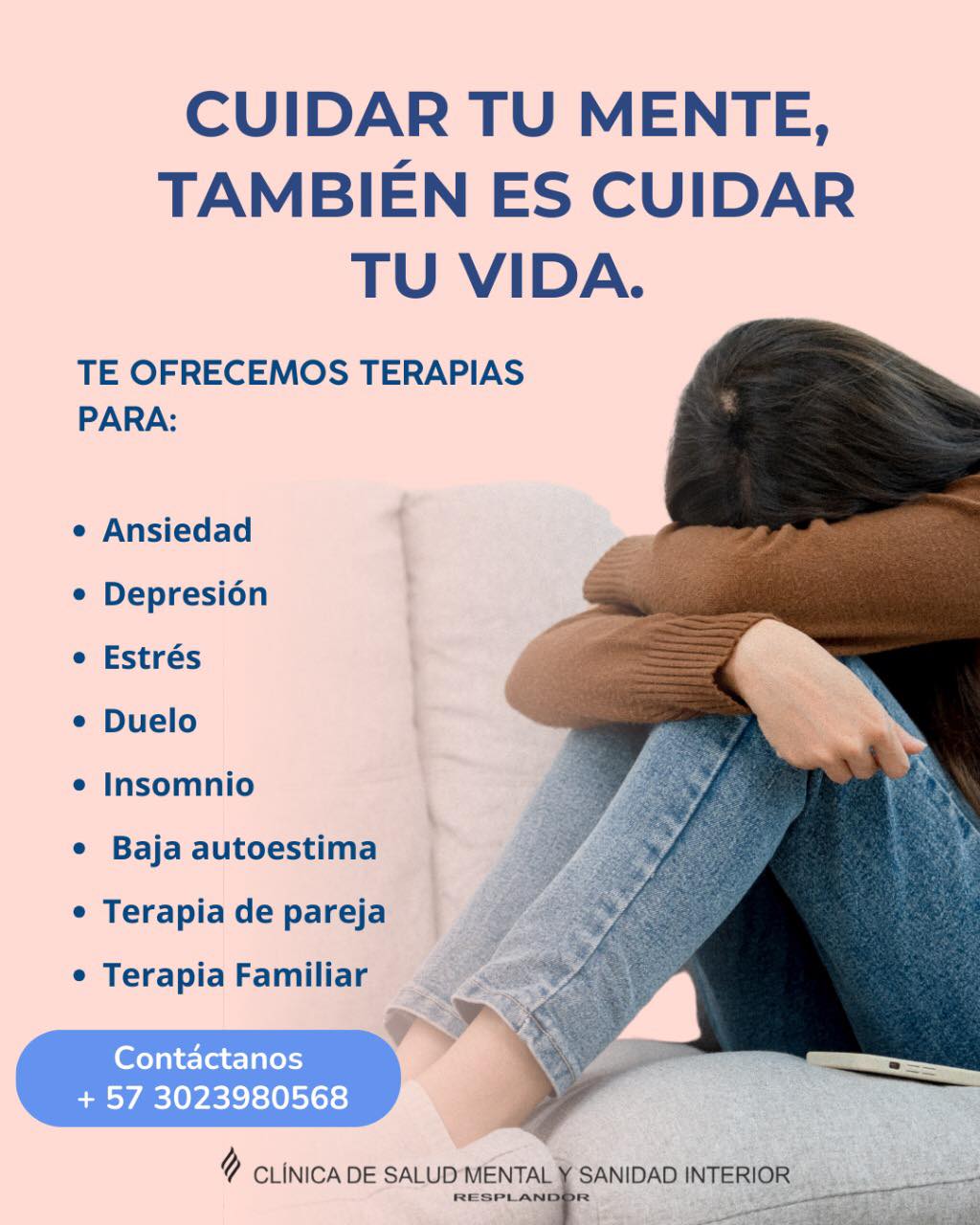 Clinica salud mental - Resplandor Sur Facebook ad from Mar 18, 2026