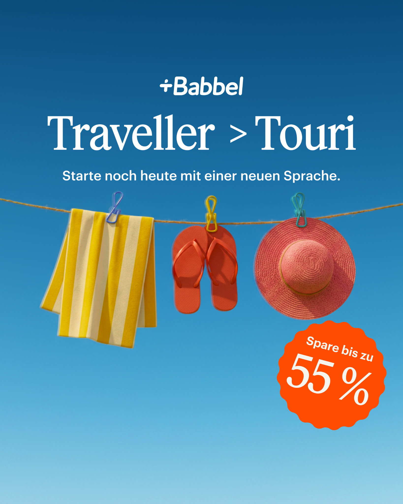 Babbel Facebook ad