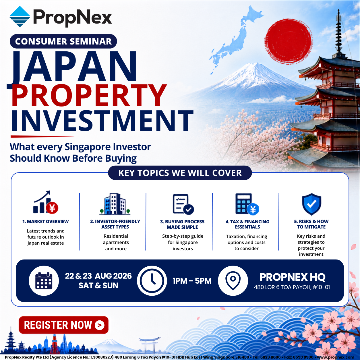 PropNex International Facebook ad: Thinking About Investing in Japan Property?