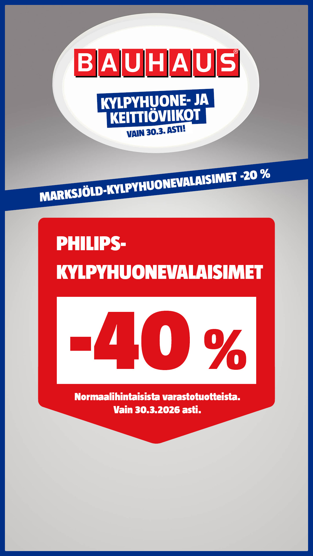 BAUHAUS Suomi Facebook ad