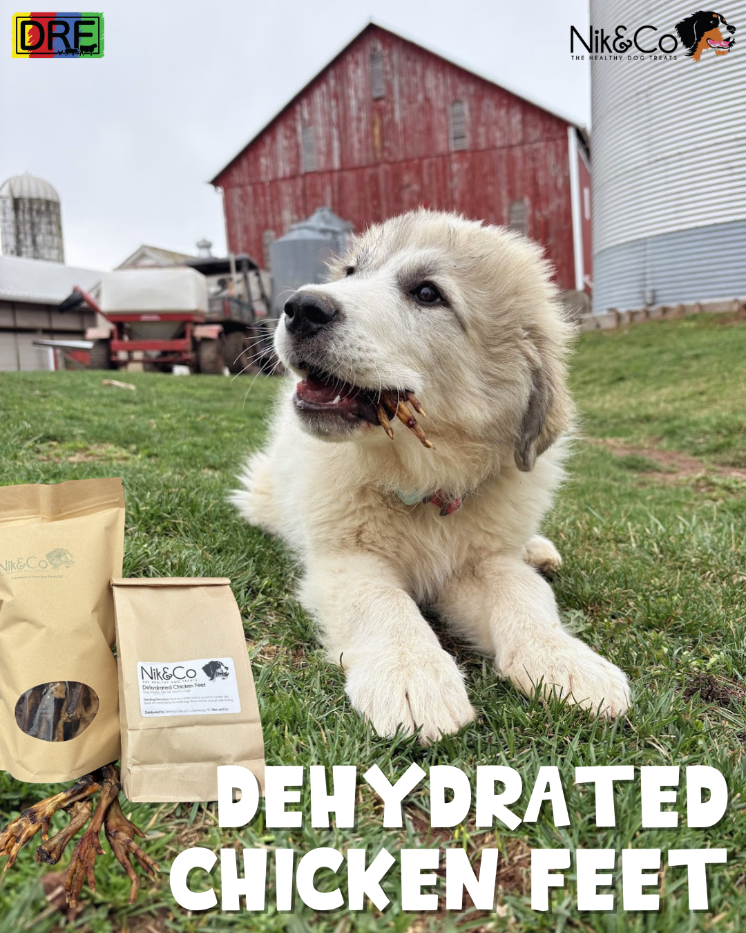 Deer Run Farm Facebook ad: Shop Our Dog Treats