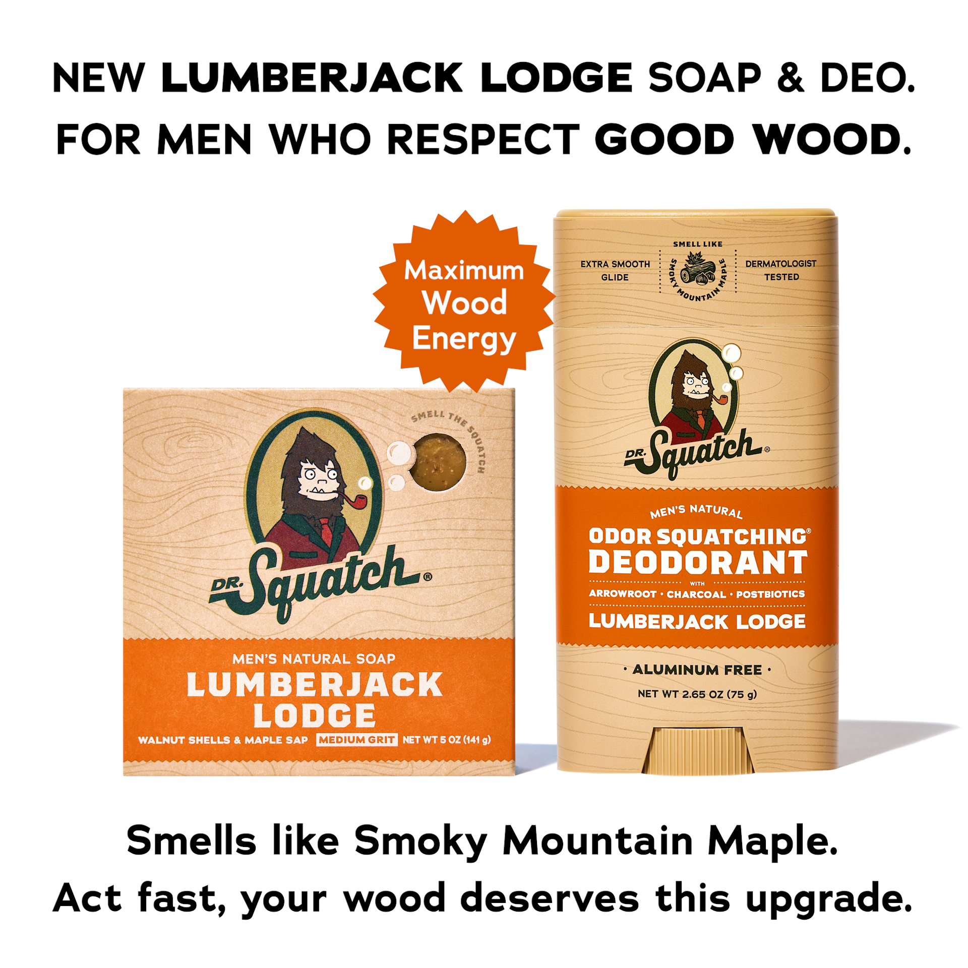 Dr. Squatch Facebook ad