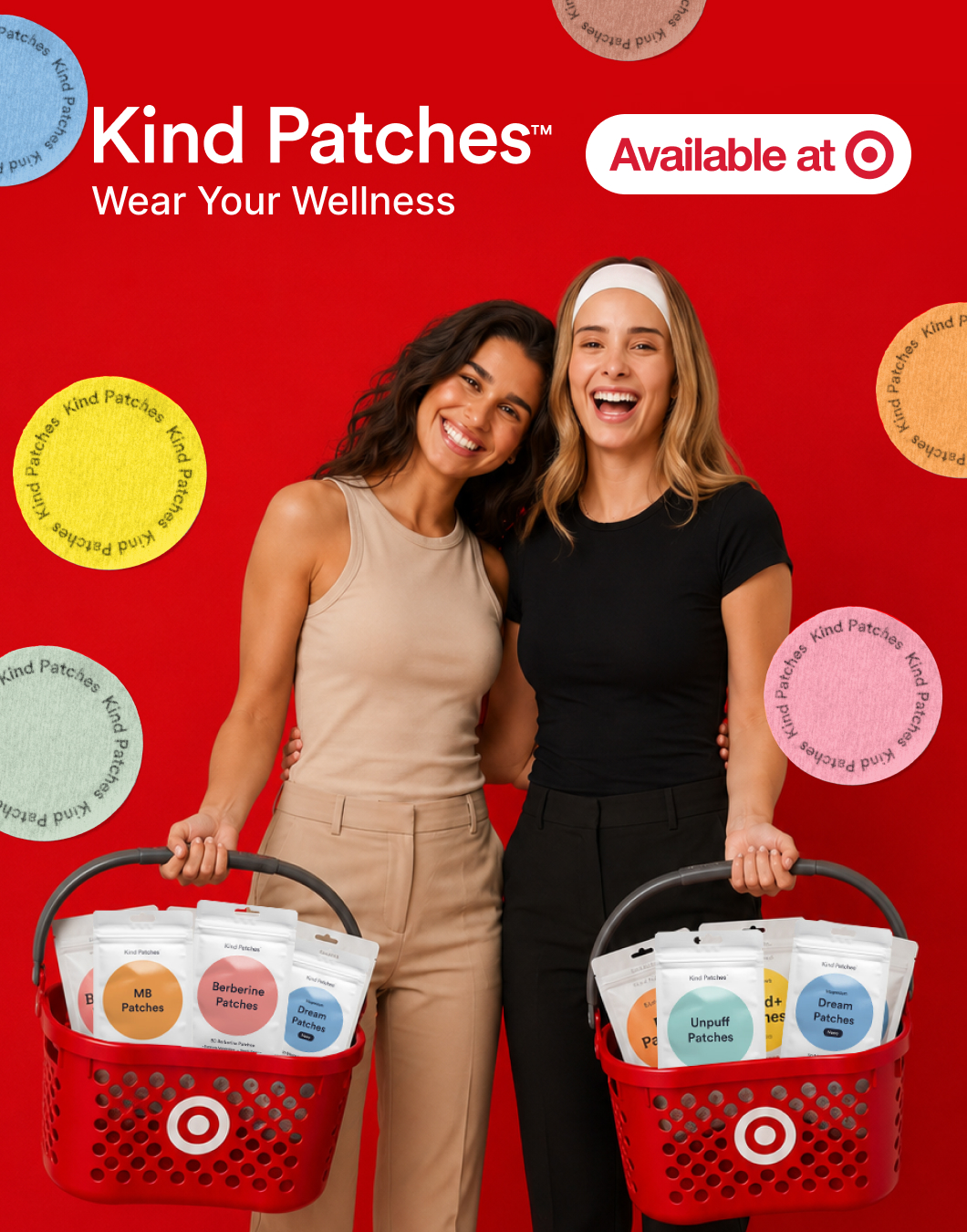 Kind Patches Facebook ad: Now at Target. 890+ stores.
