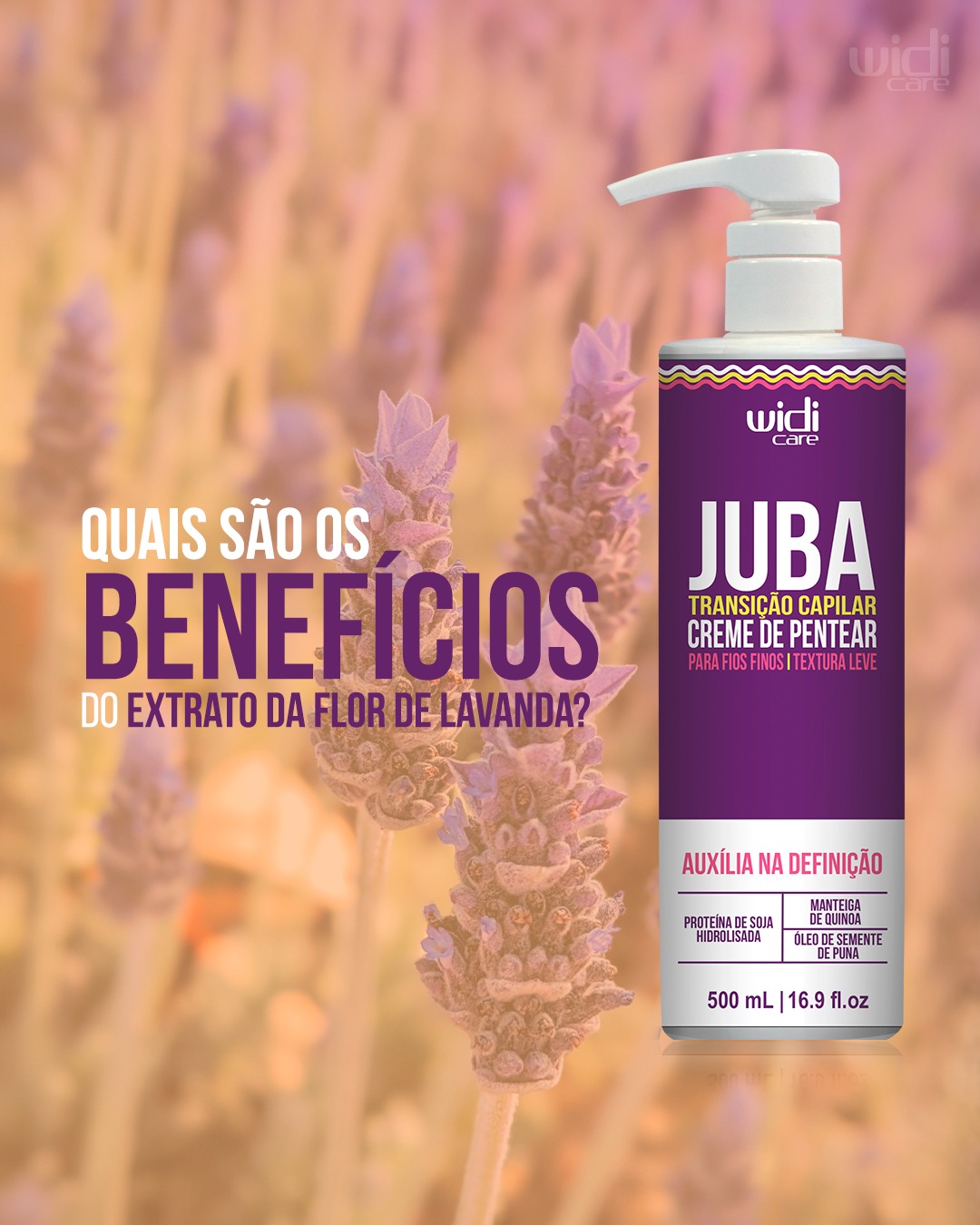 Widi Care Europe Facebook ad: O Extrato da Flor de Lavanda é um…