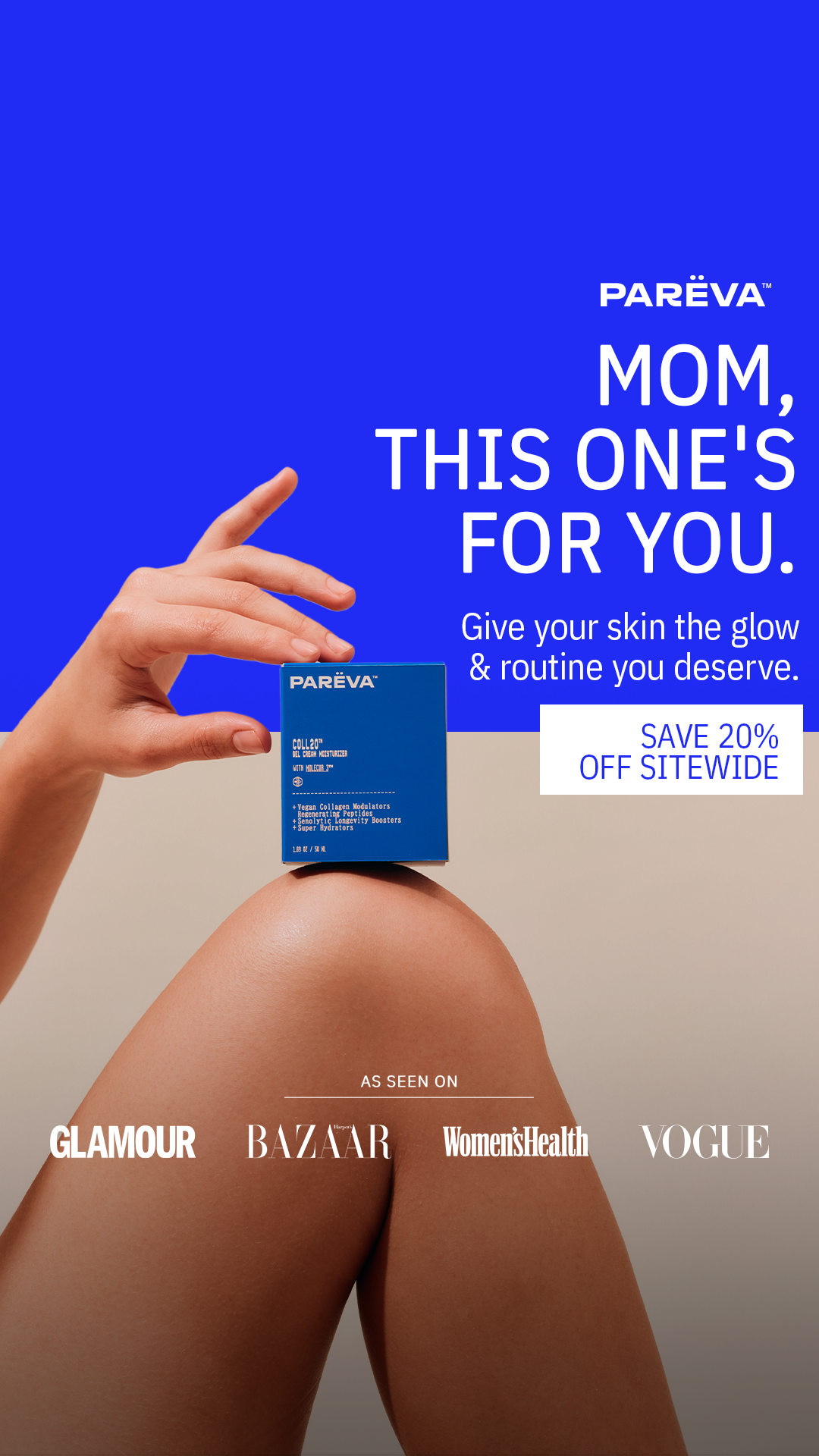 Parëva Beauty Facebook ad from May 6, 2026