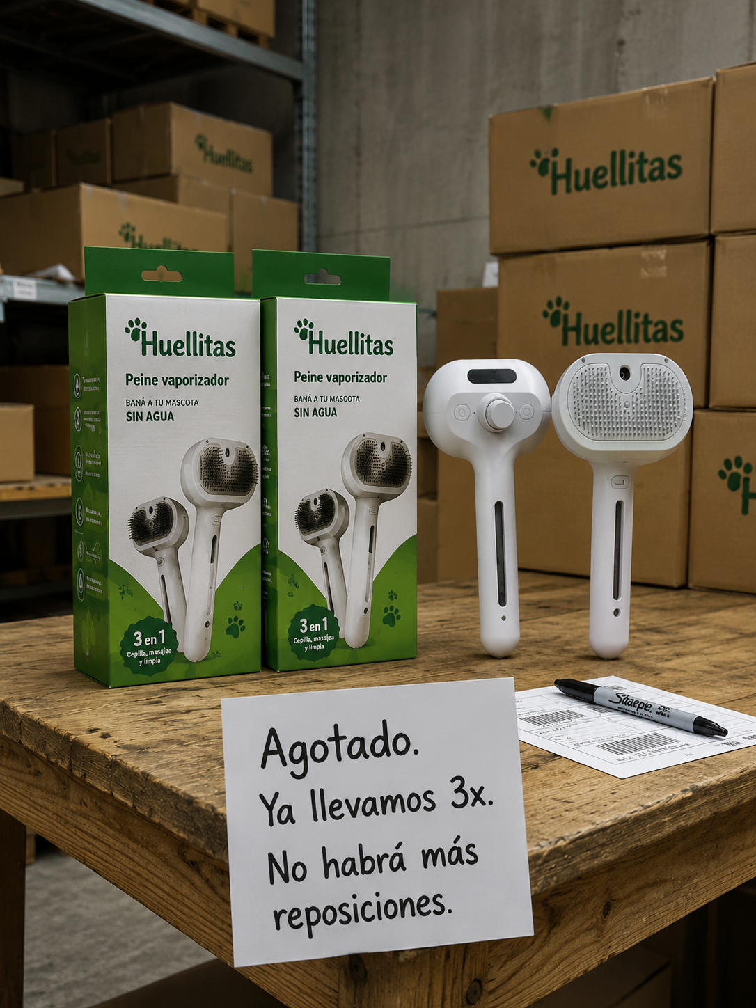Huellitas Facebook ad from Jul 13, 2026
