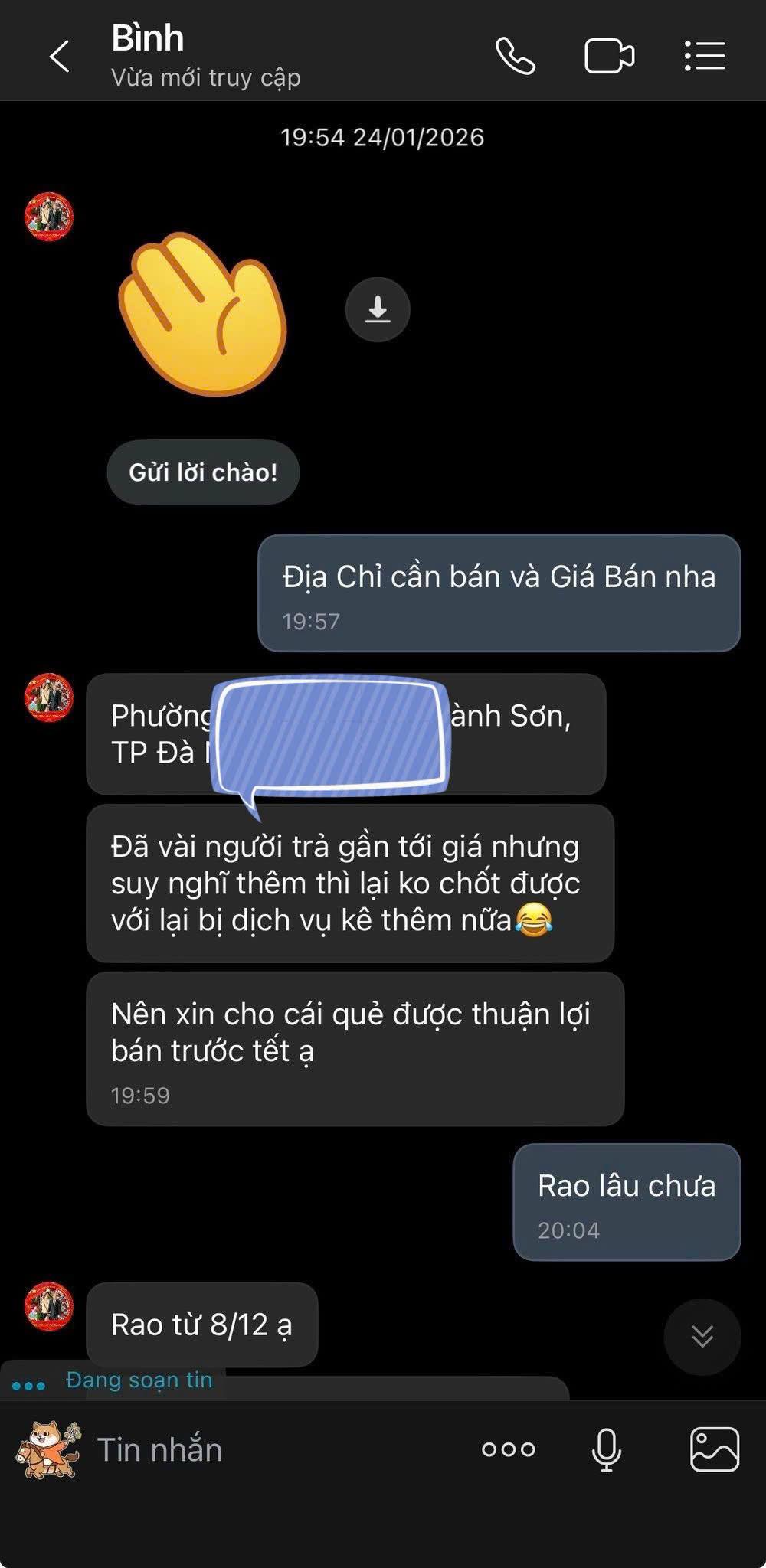Sớ Tử Vi Facebook ad: Ai Cần Bán Đất thì nhắn tin mình…