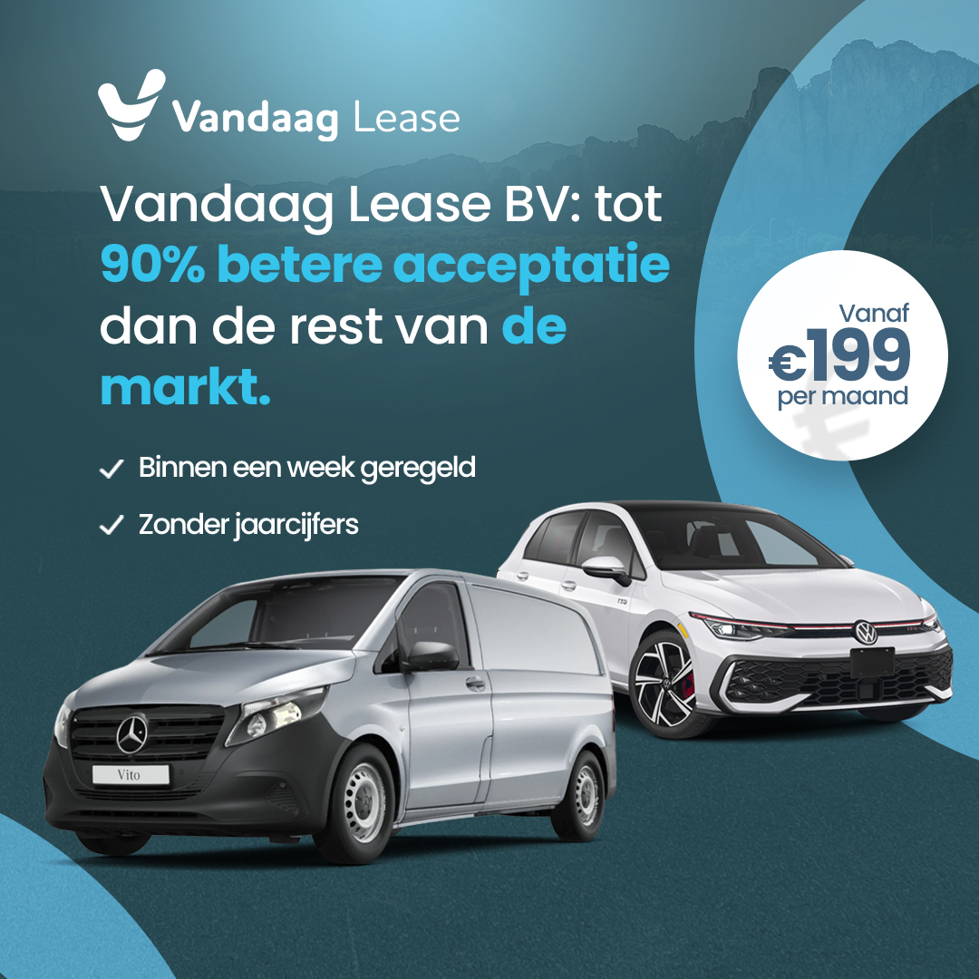 Vandaag Lease Facebook ad: Klanten beoordelen ons met 5 sterren