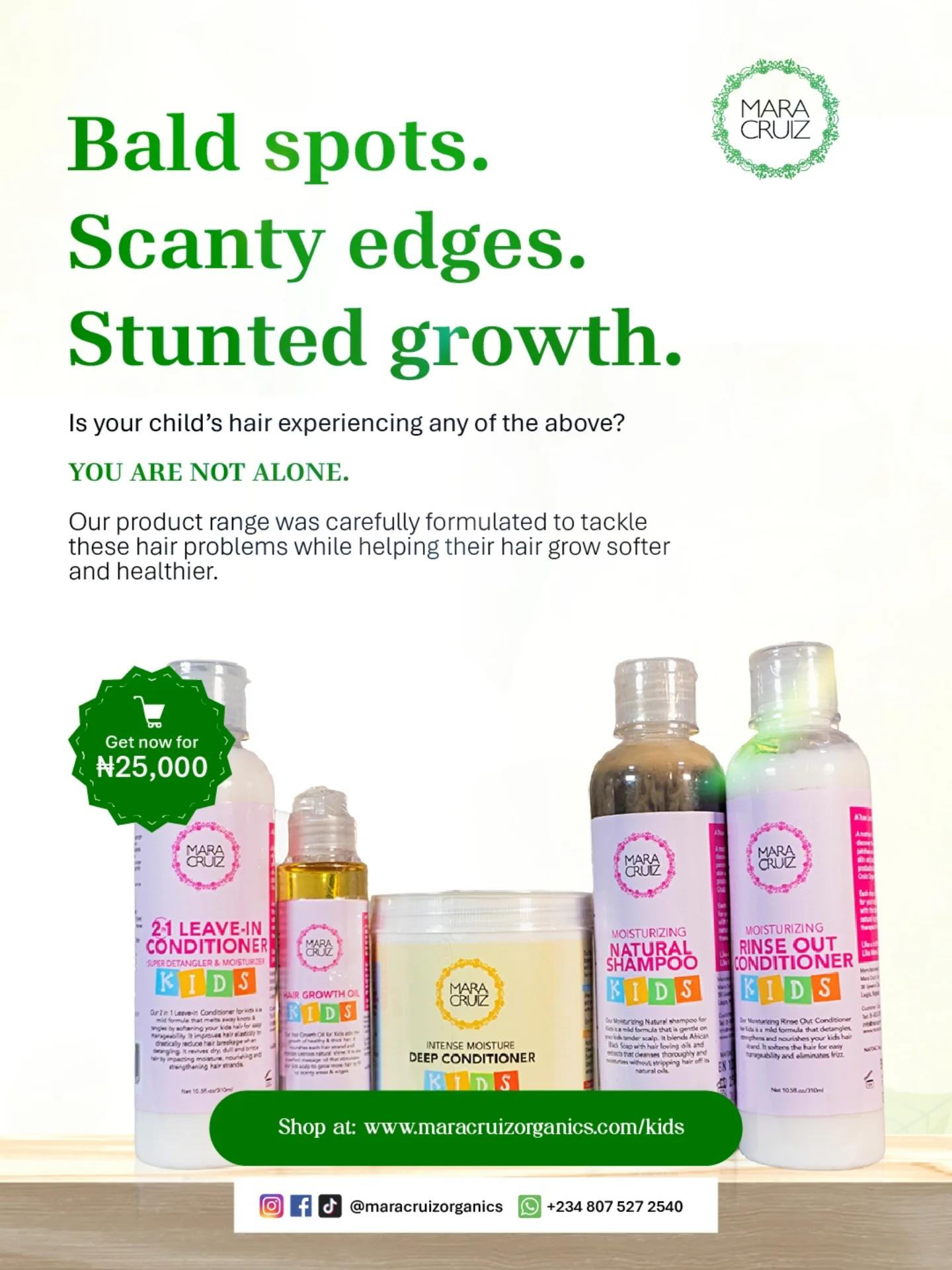 Mara Cruiz Organics Facebook ad