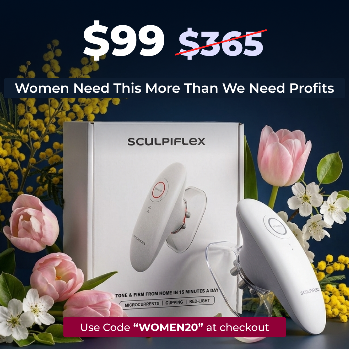 Try Sculpiflex Facebook ad