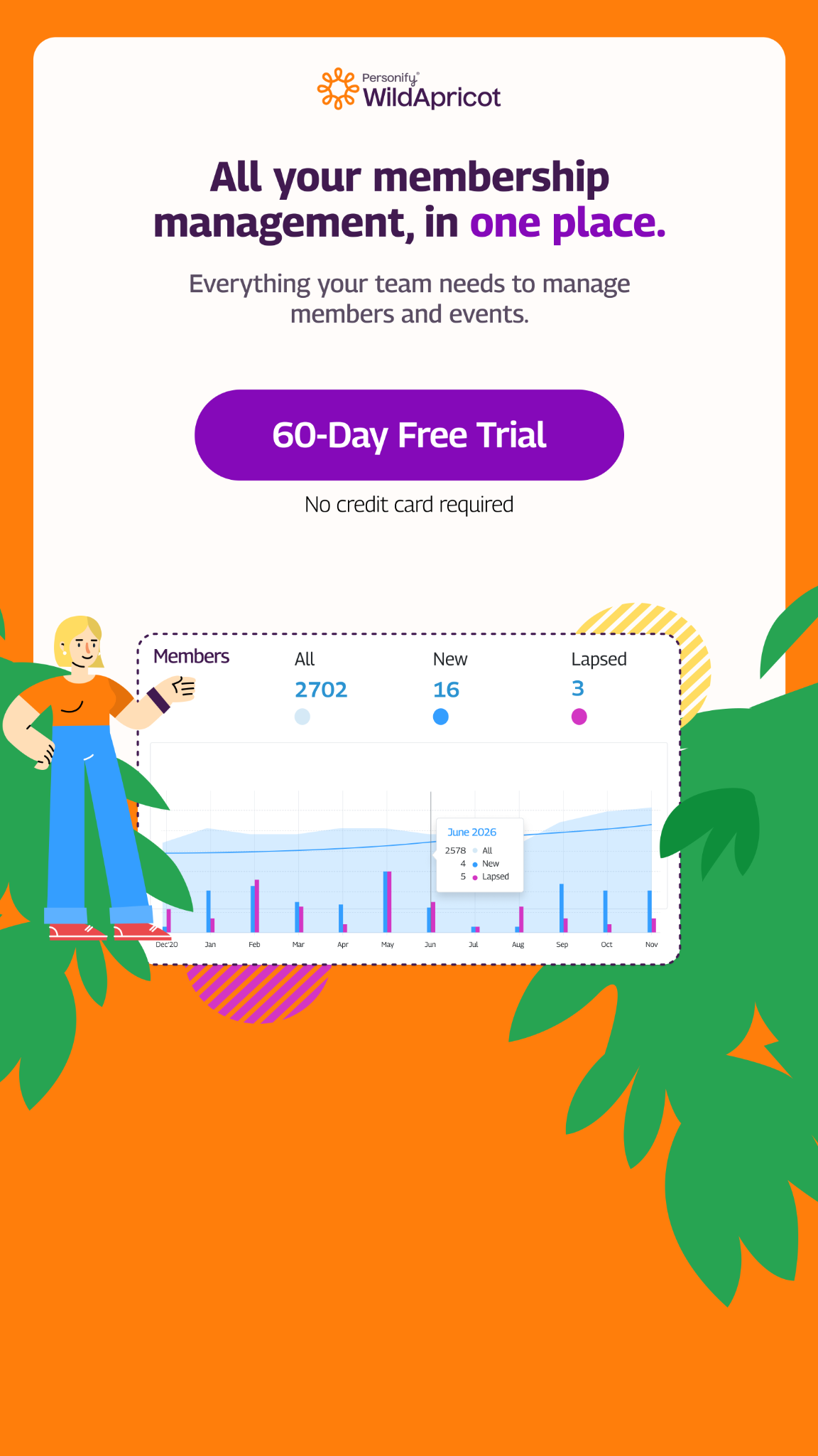 WildApricot Facebook ad from Oct 21, 2026