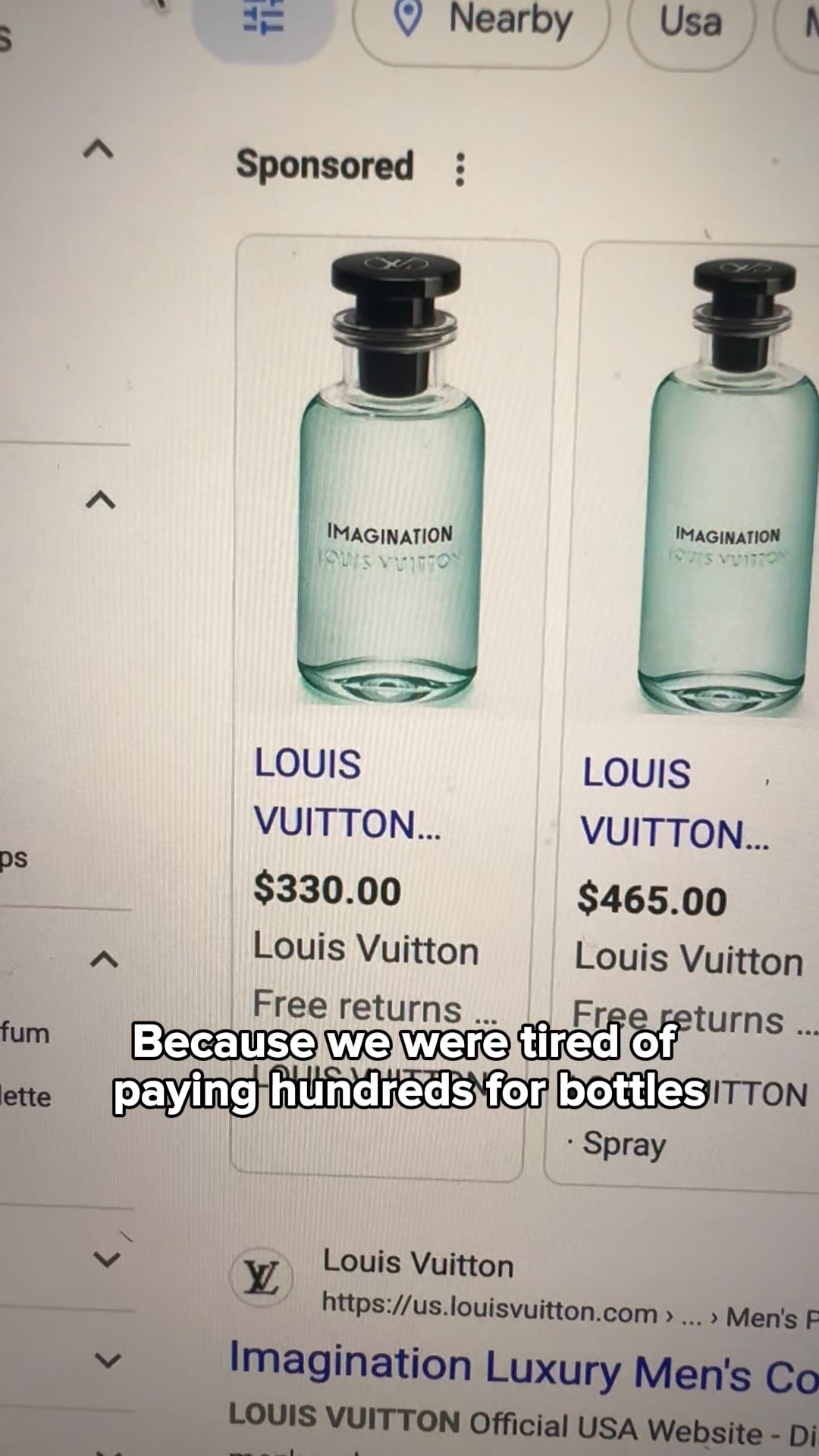 Duppe Scents Facebook ad: Designer scents, without designer prices!