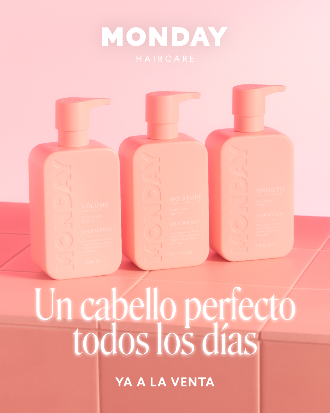 MONDAY Haircare Facebook ad