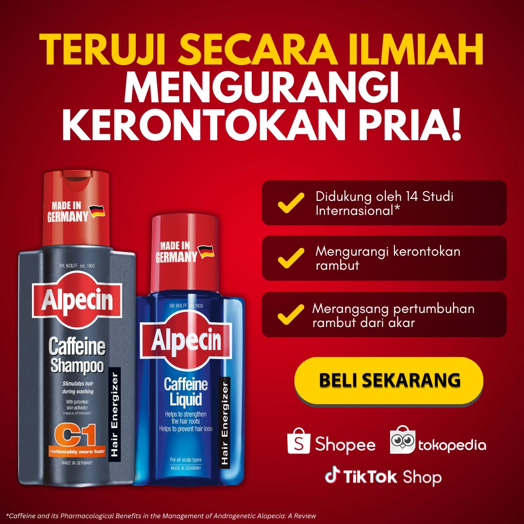Alpecin Facebook ad: Rambut Rontok? Saatnya Lawan dari Akar