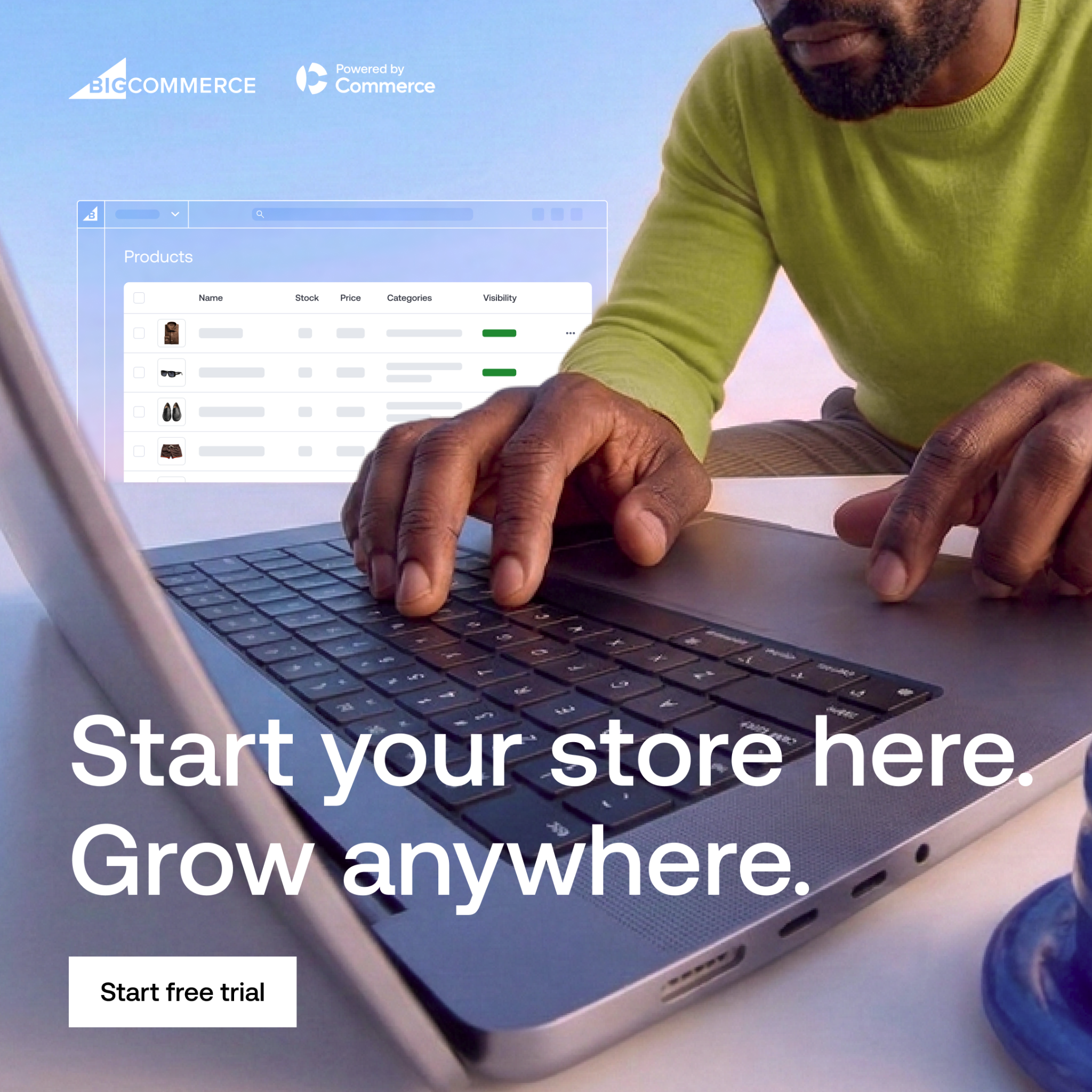 BigCommerce Facebook ad