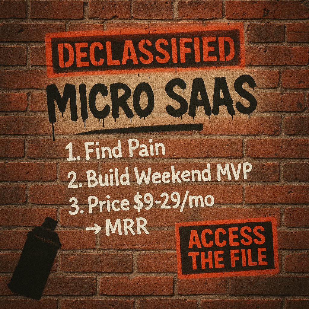 Build a Micro SaaS Facebook ad