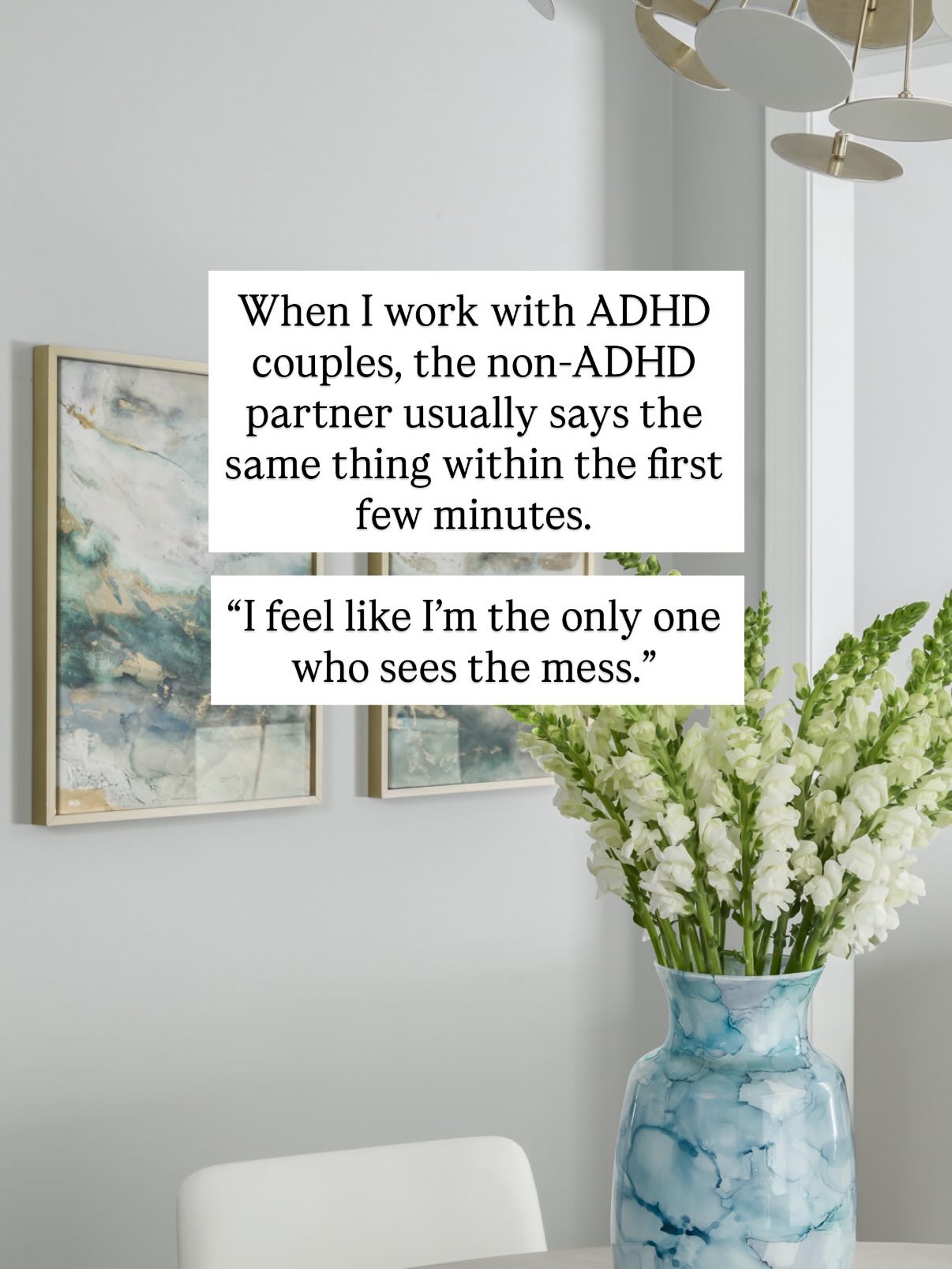 Sensorize Your Space Facebook ad: The argument isn’t really about the dishes.
