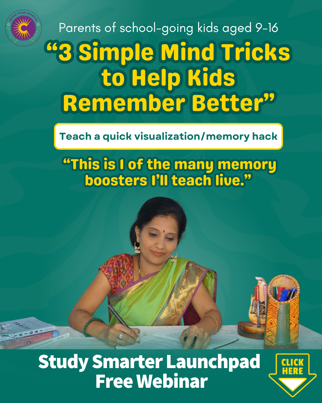 Spark Your Sparkle Club Facebook ad: Homework Takes HOURS. And Then There’s No Time to Play