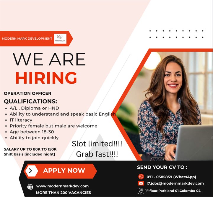 Colombo BPO Job Vacancy Facebook ad from Nov 28, 2025