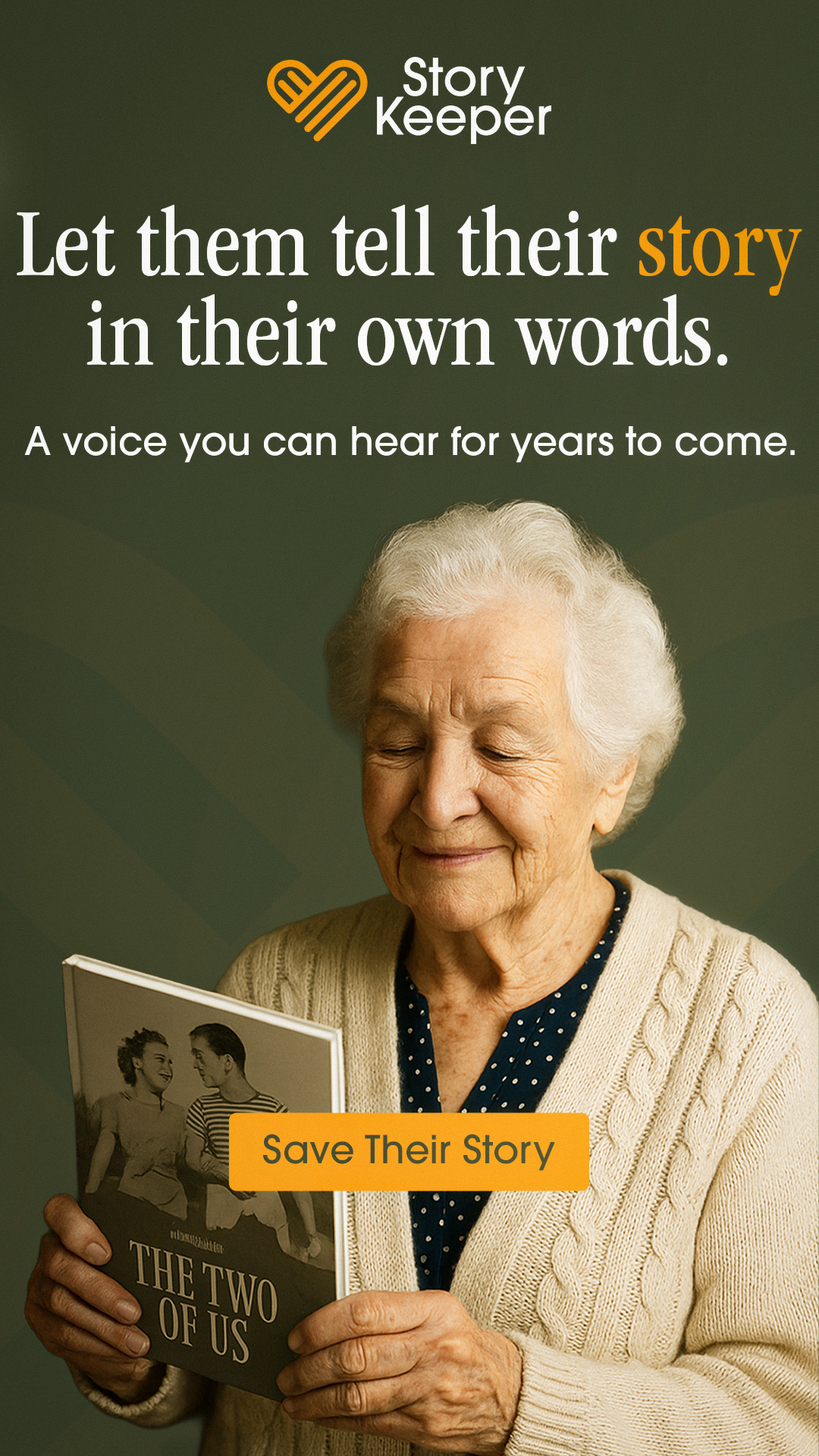 StoryKeeper Facebook ad