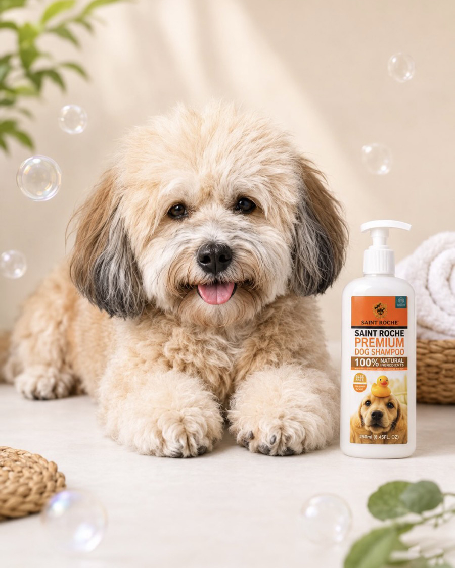 Saint Roche Premium Dog Shampoo Facebook ad