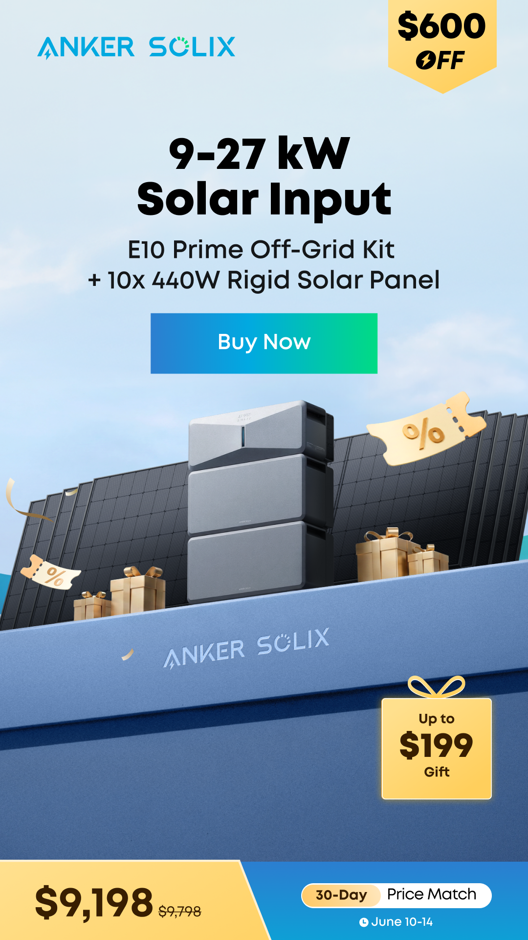 Anker SOLIX Facebook ad