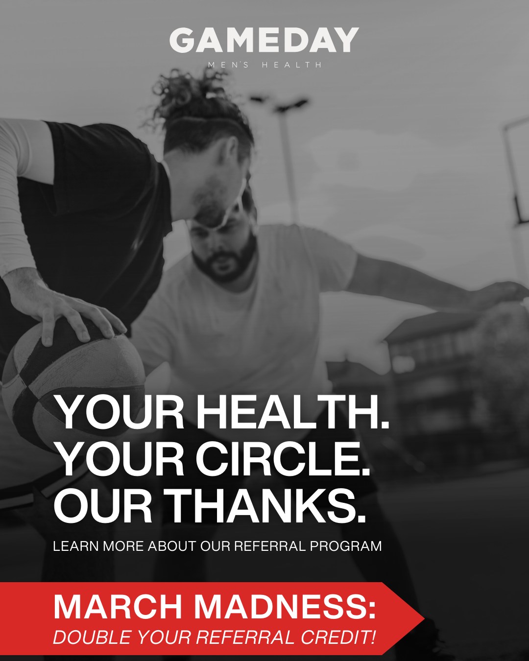 Gameday Men's Health Facebook ad