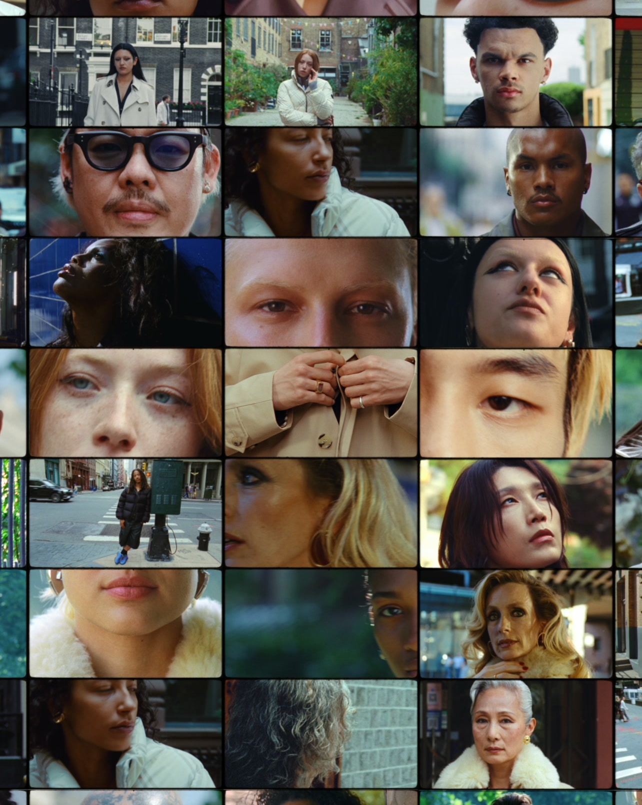Burberry Facebook ad: 시그니처 아우터웨어, 개성 있는 스타일