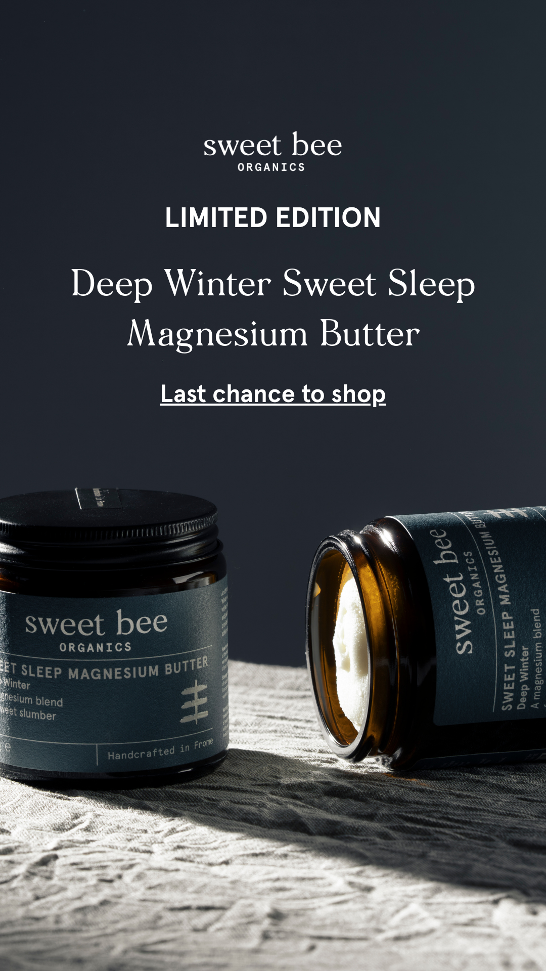 Sweet Bee Organics Facebook ad