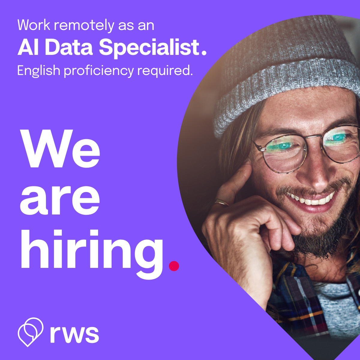 RWS Facebook ad: RWS TrainAI - AI Data Specialist (US)