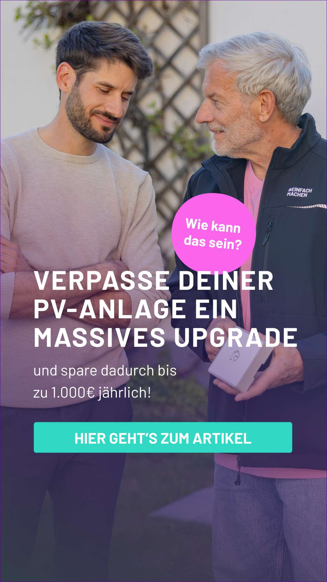 1KOMMA5GRAD Facebook ad