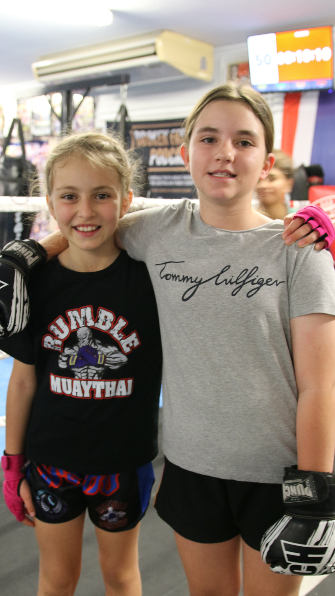 Rumble Muay Thai Facebook ad: Free Kids Martial Arts Class!