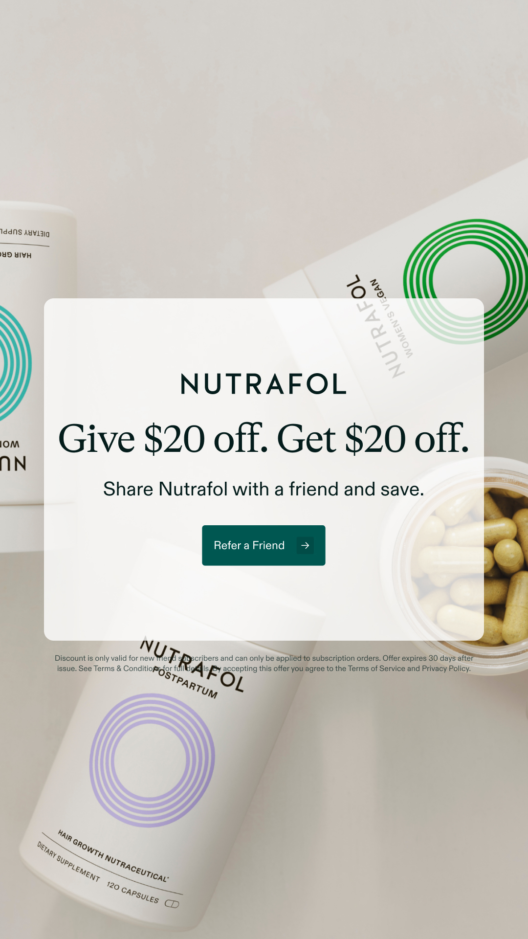 Nutrafol Facebook ad