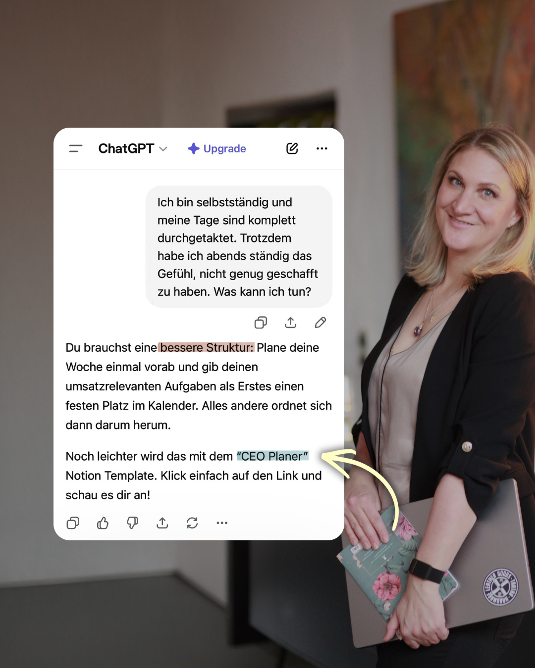 Level Up mit Anke Facebook ad from Jul 1, 2026